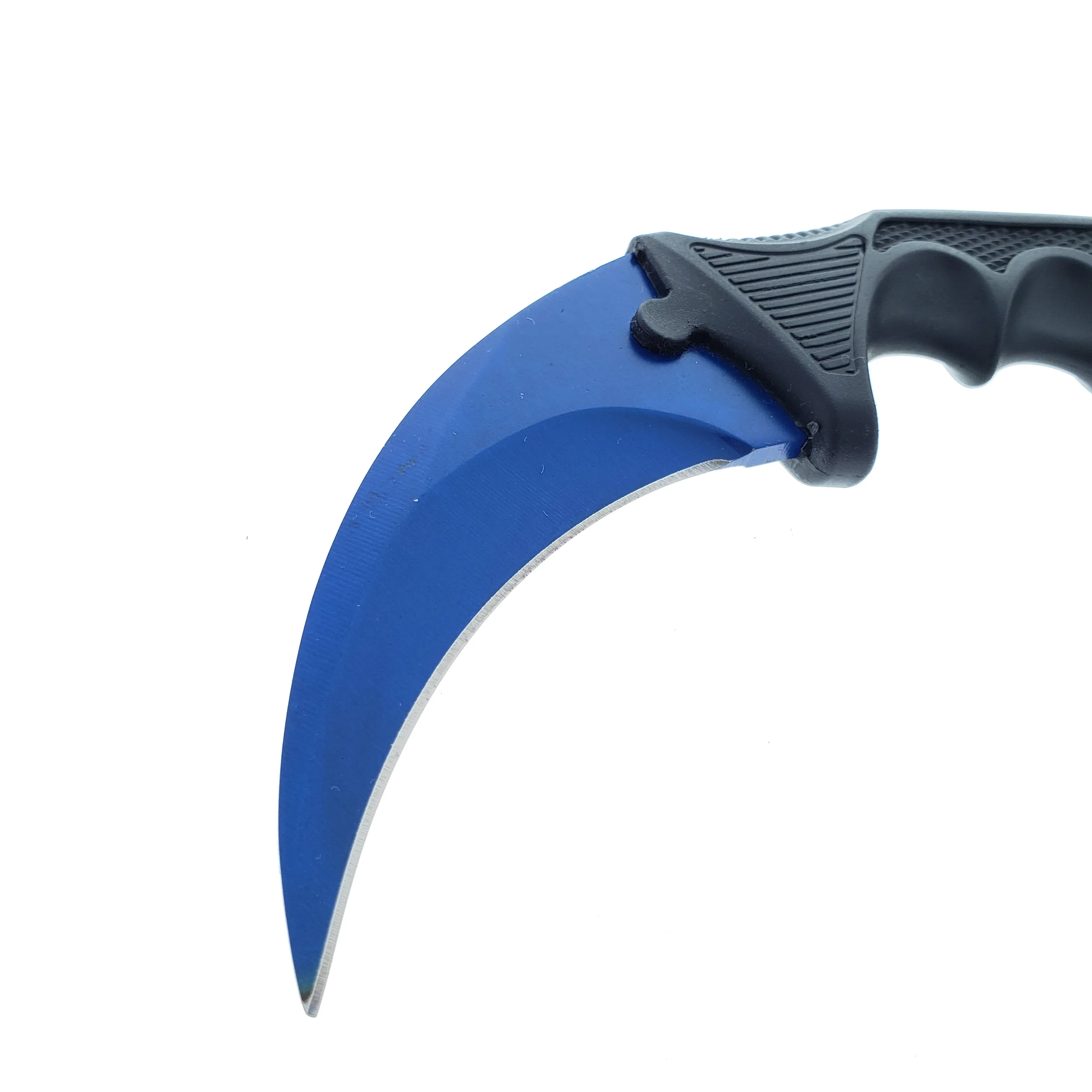3 PCS Blue Set. 7 1/2" & 8 1/2" Tacital Knife, 7 1/2" Karambit ,