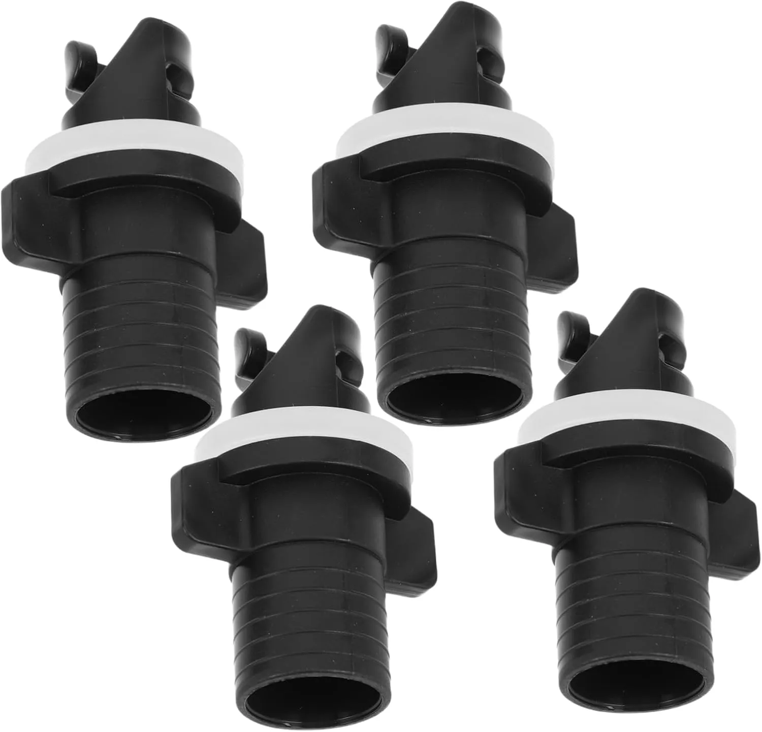 4Pcs Paddle Board Pump Adapter Inflatable Boat Valve Hose Converter Durable Leakproof Air Pump Accessory for Kayaks and Stand Up Paddle Boards Easy Installation Convenient