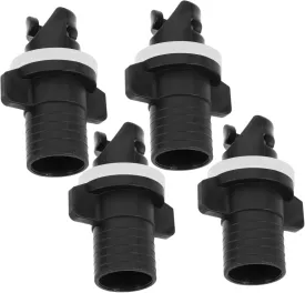 4Pcs Paddle Board Pump Adapter Inflatable Boat Valve Hose Converter Durable Leakproof Air Pump Accessory for Kayaks and Stand Up Paddle Boards Easy Installation Convenient