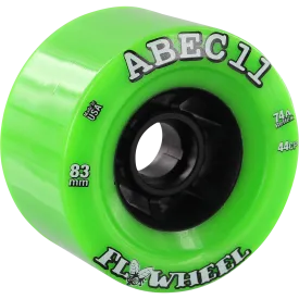 ABEC 11 Wheels Refly 83mm 74a Lime 4 Pack