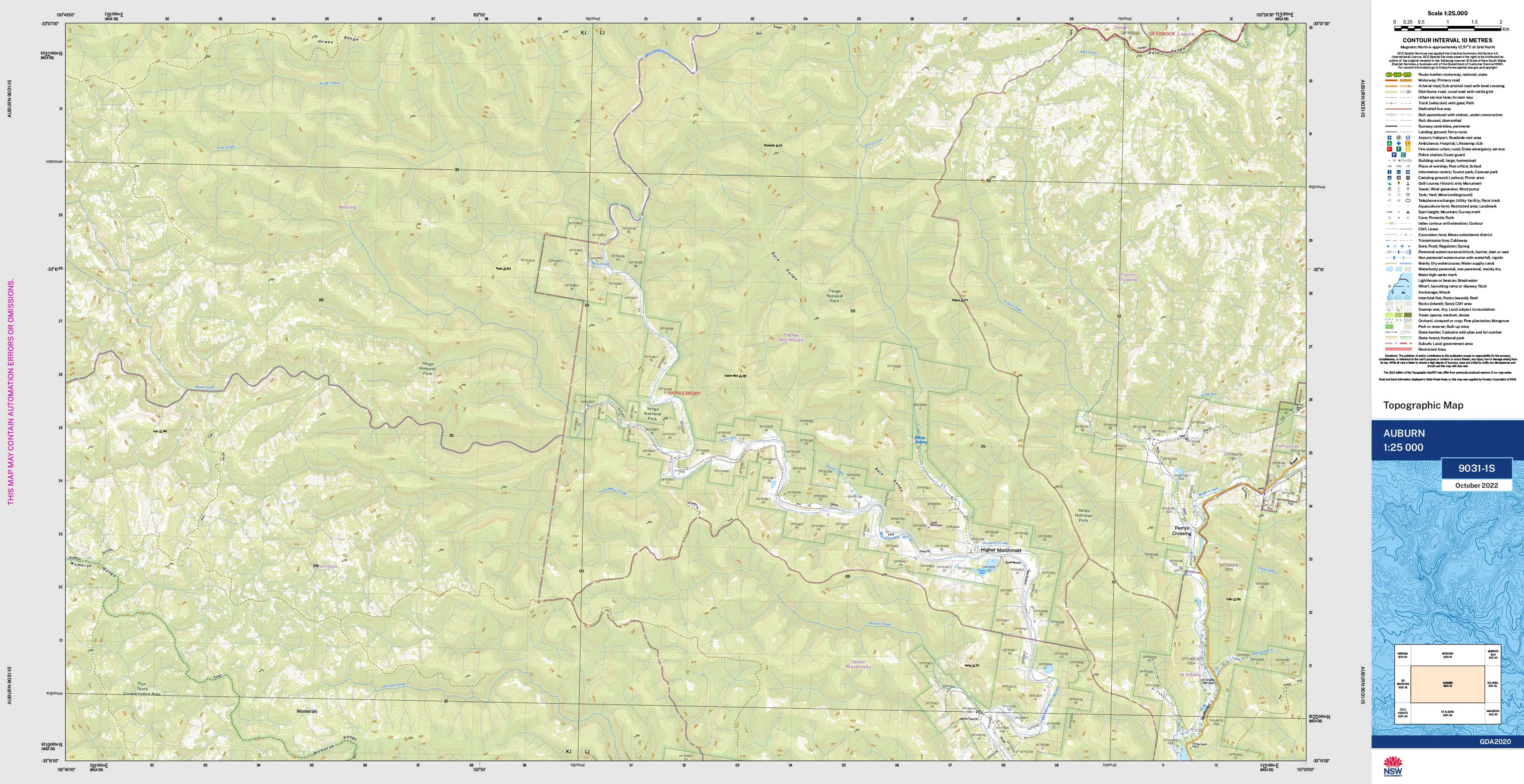 Auburn 9031-1S Topographic Map 1:25k