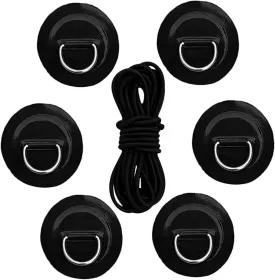 balacoo 1 Set Inflatable Paddleboard Accessories d Ring Pads Bungee Rope Kit for Kayak Sup