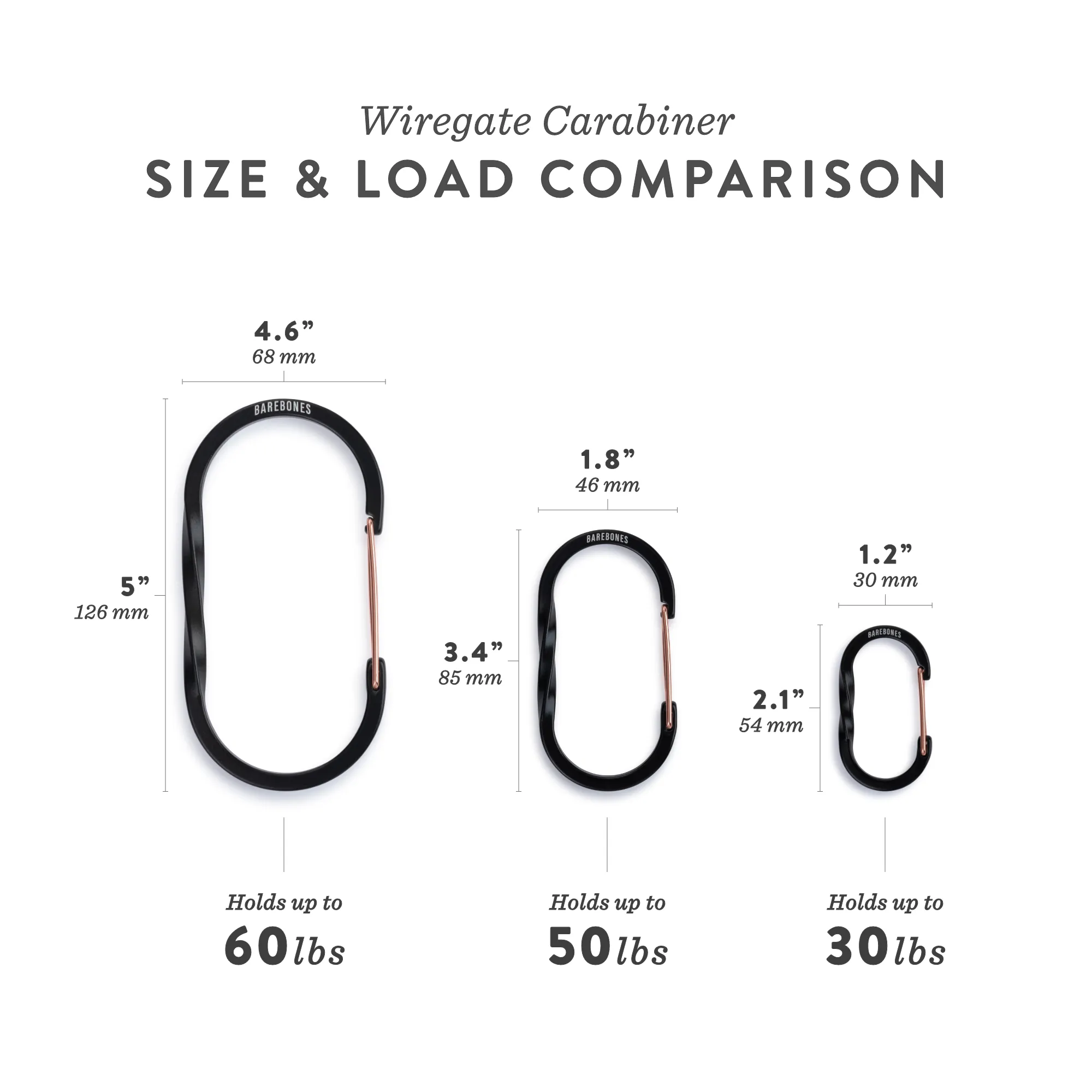 Barebones - Wiregate Carabiner