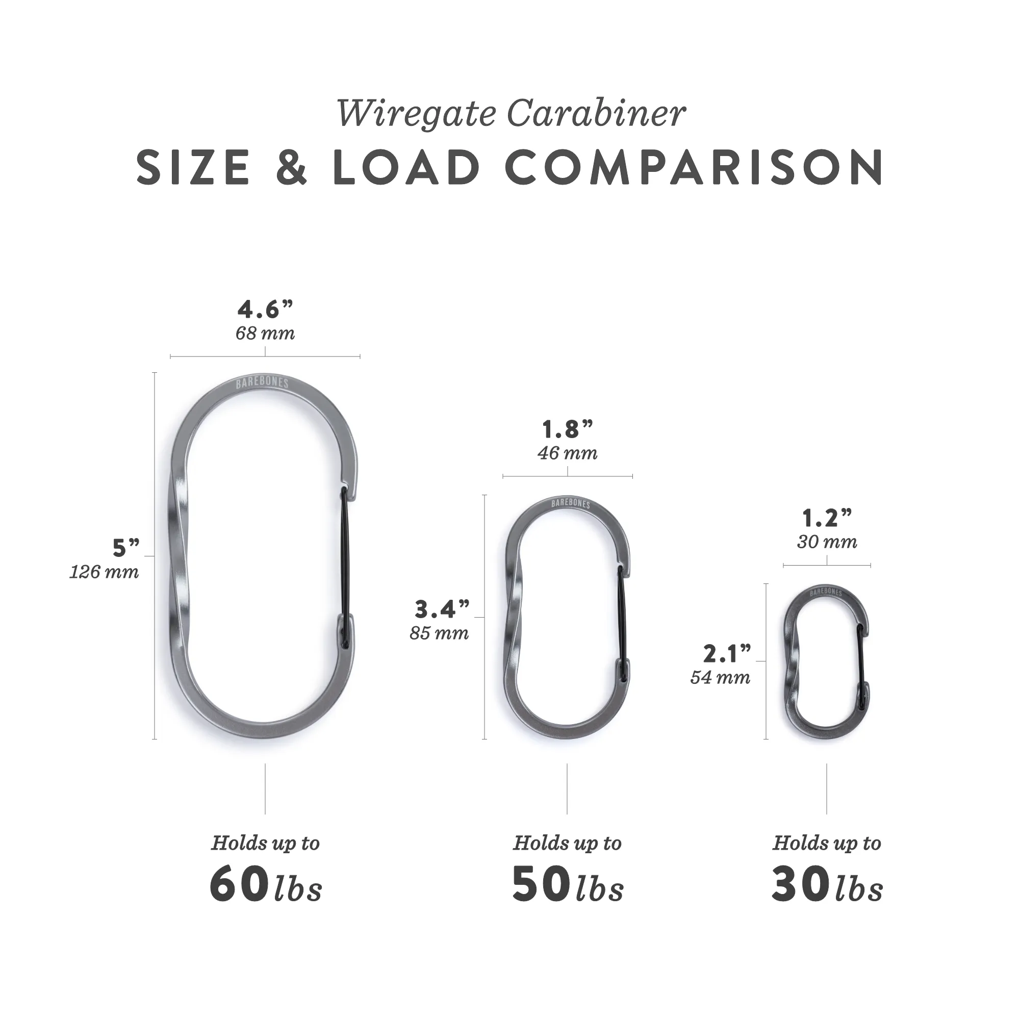 Barebones - Wiregate Carabiner