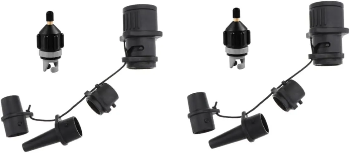BESPORTBLE 2sets Sup Inflator Adapter for Paddle Board Pump Kayak Air Pump Adapter Dinghy Accessories Lifetime Kayak Accessories Lightweight No Air Leakage 2pcs*2