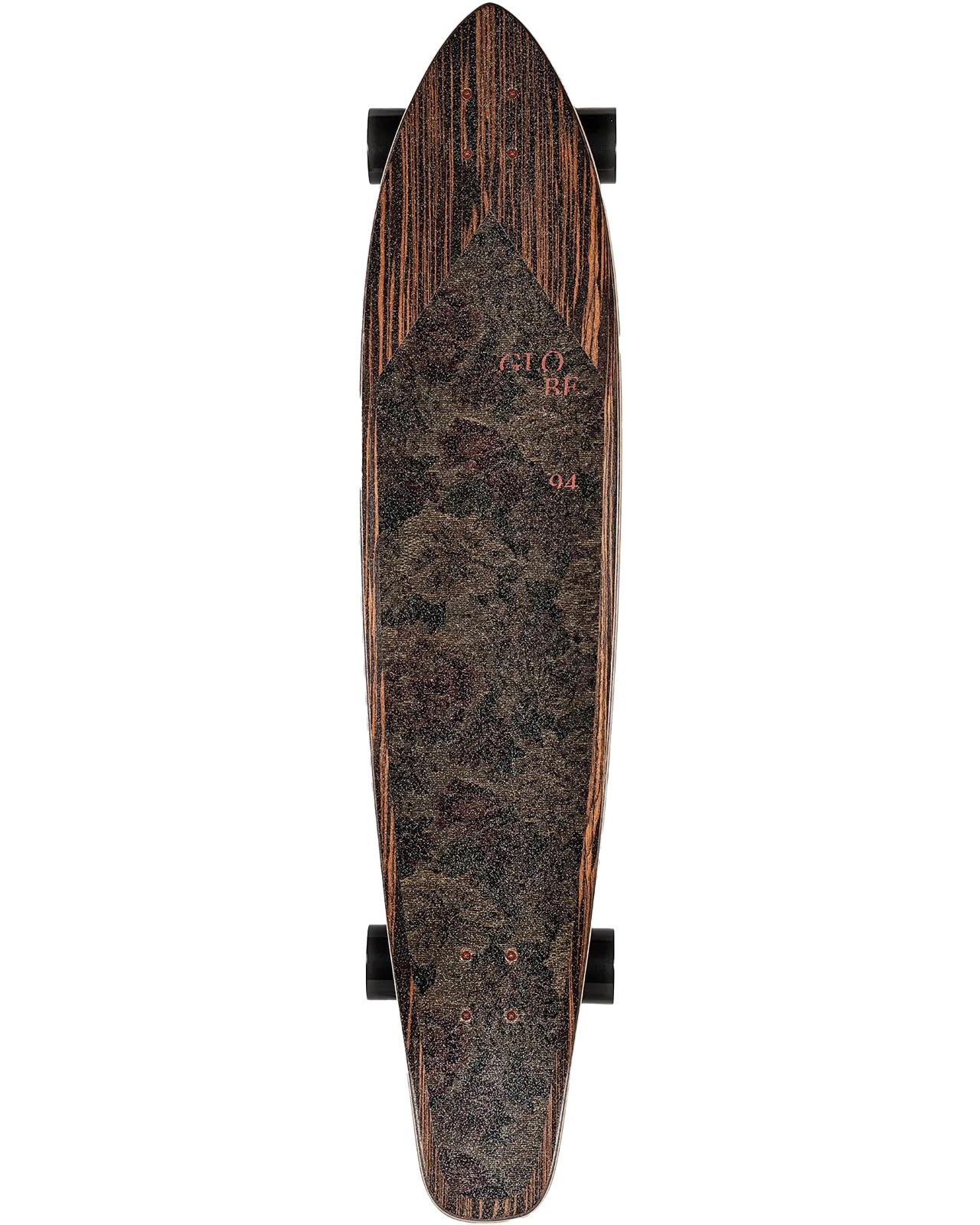 Byron Bay 43" Skateboard in Ebony & Nightshade