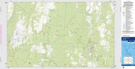 Captains Flat 8726-1N Topographic Map 1:25k