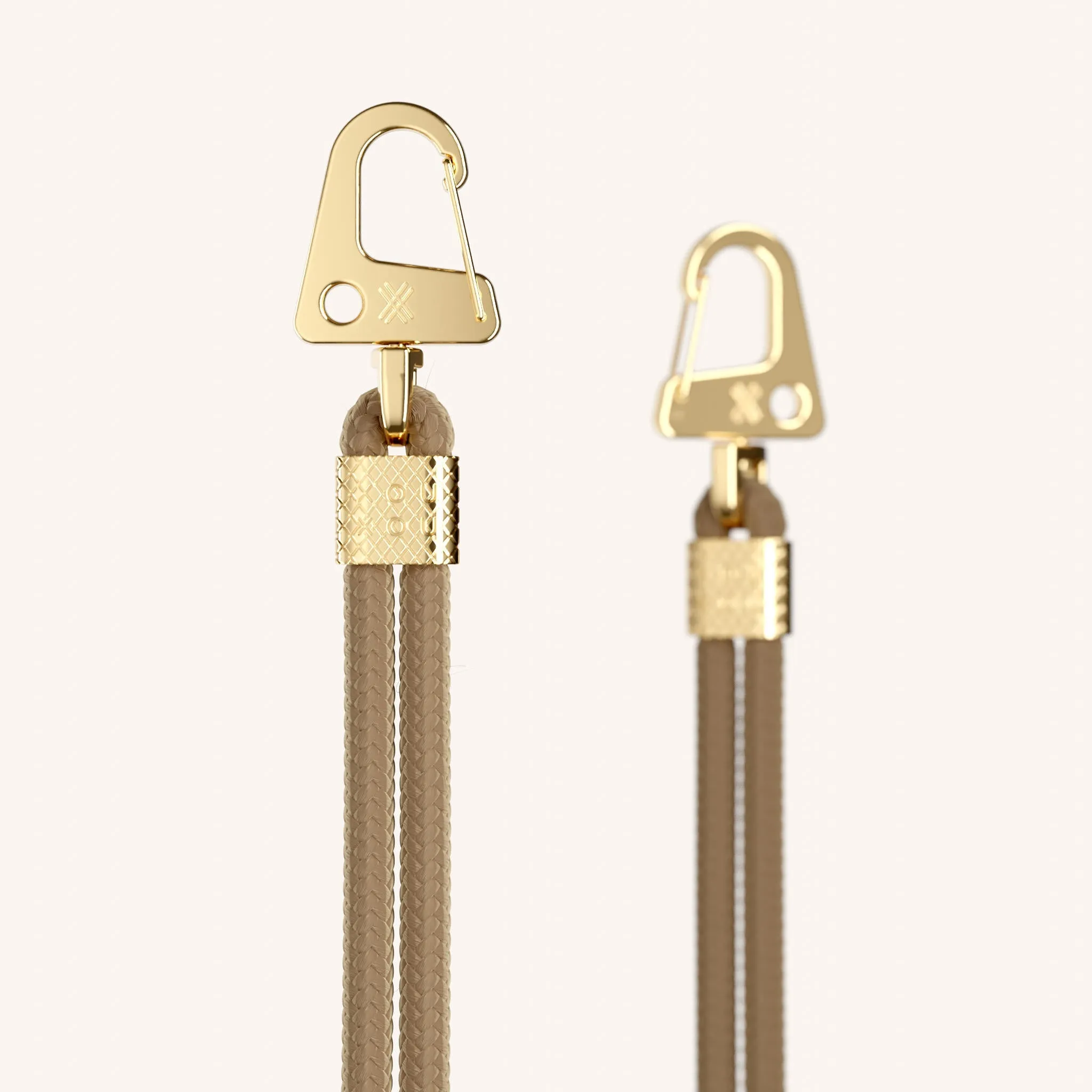 Carabiner Rope in Taupe