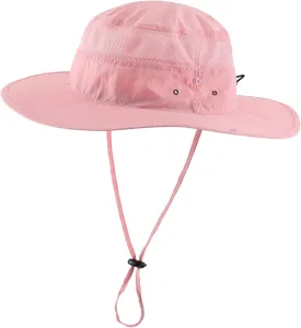 Connectyle Wide Brim Sun Hat for Men Breathable Cowboy Boonie Hat UPF 50  Sun Protection Bucket Hat for Fishing Hiking