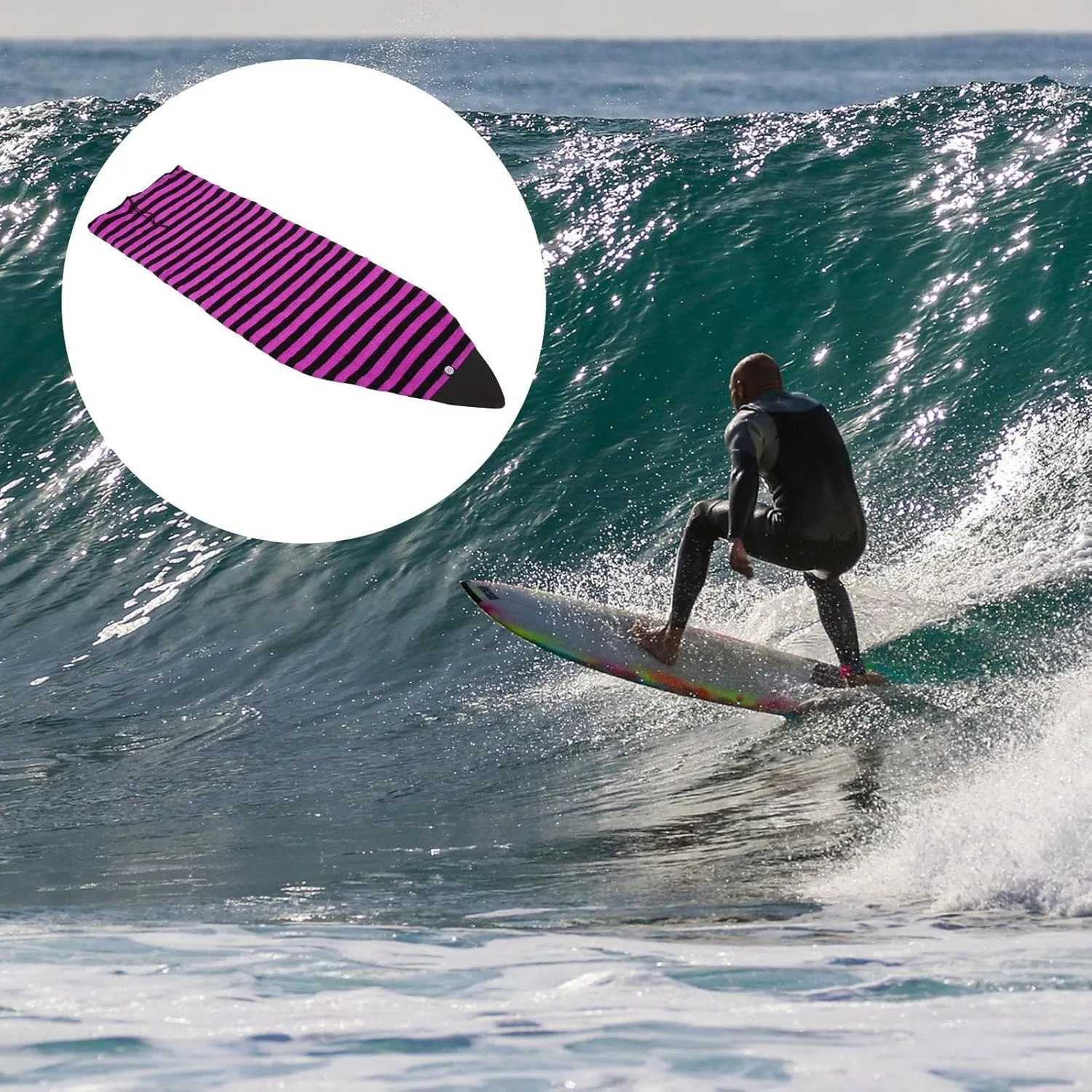 Elastic Surfboard Sock Board Protective Bag Storage Cover