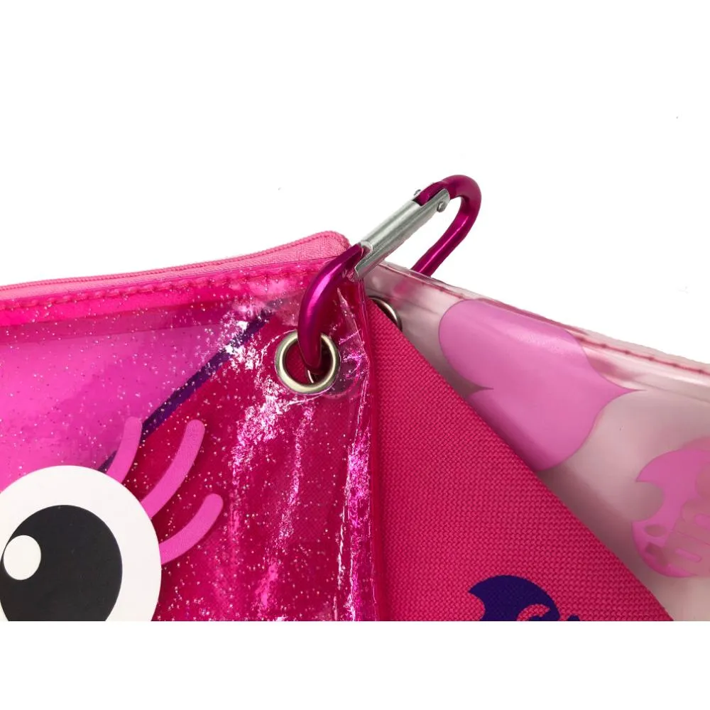 Glitter Set of 3 Pencil Cases