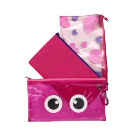 Glitter Set of 3 Pencil Cases