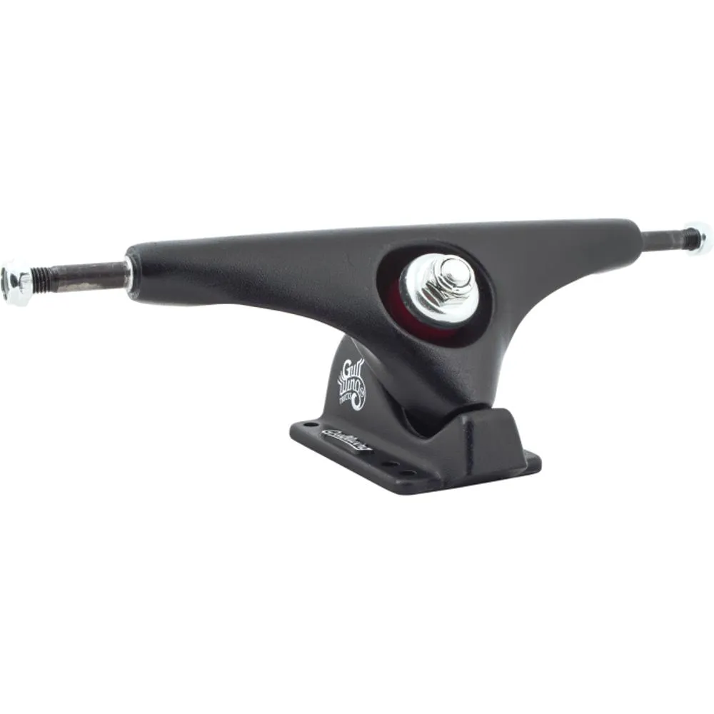 Gullwing Charger 10.0" Black/Black Skateboard Longboard Trucks | Set of 2