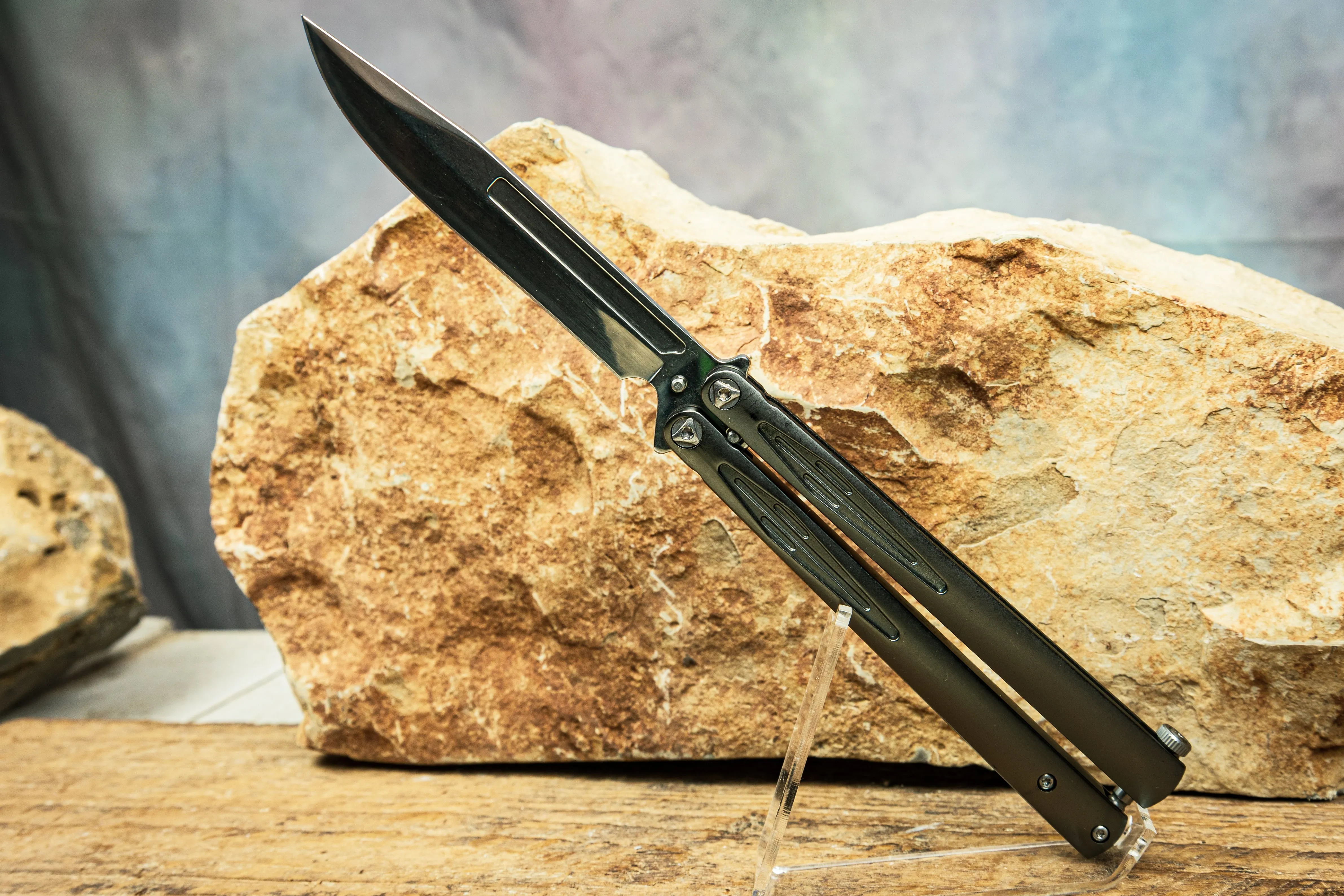 Happy Jack Butterfly Bailisong flip knife Butterfly Blade 4.5" blade