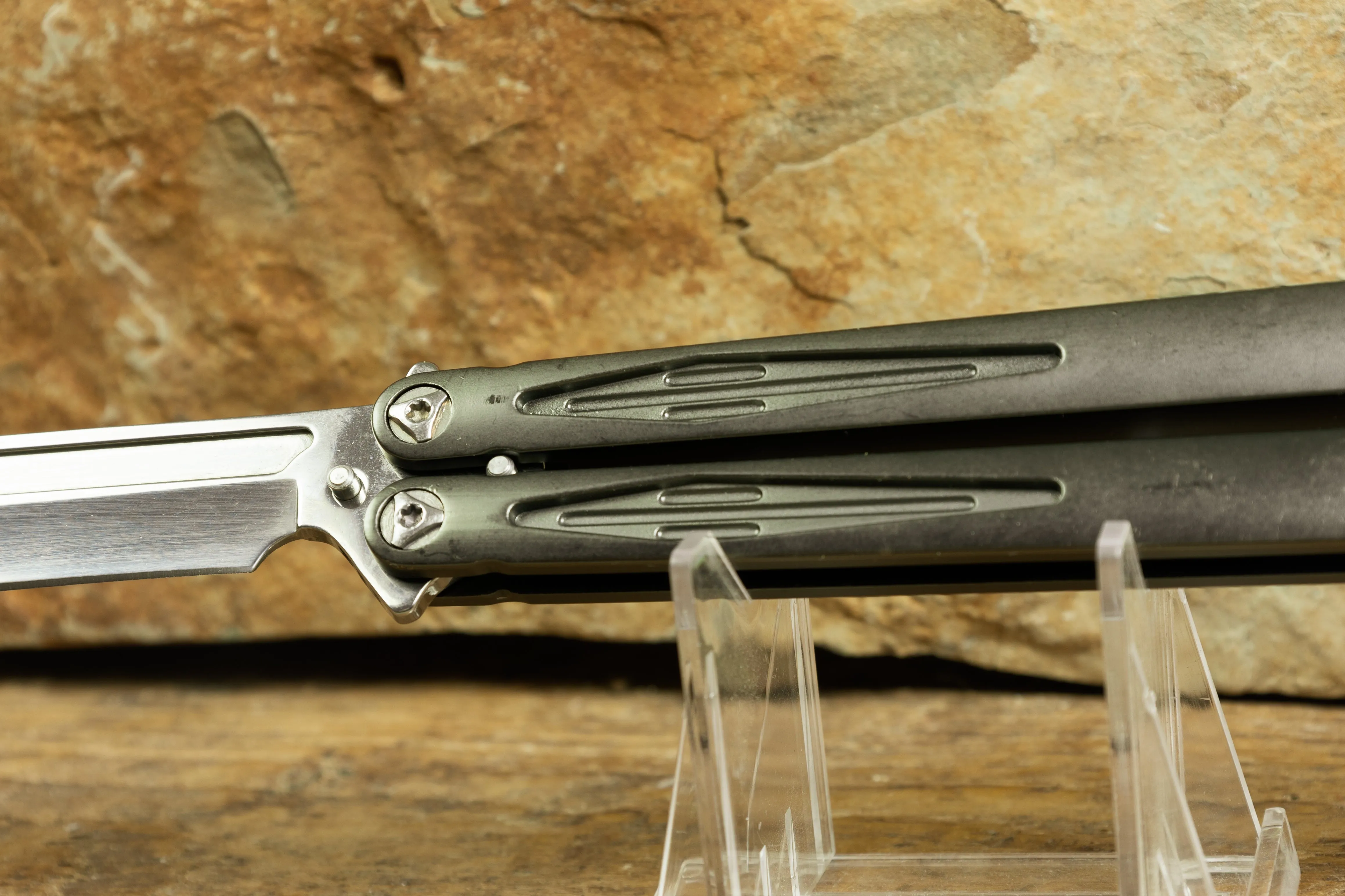 Happy Jack Butterfly Bailisong flip knife Butterfly Blade 4.5" blade