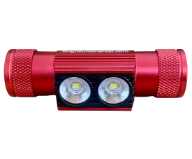 Headlamp Kit with Rechargeable Battery 2000 Lumens (Red)
