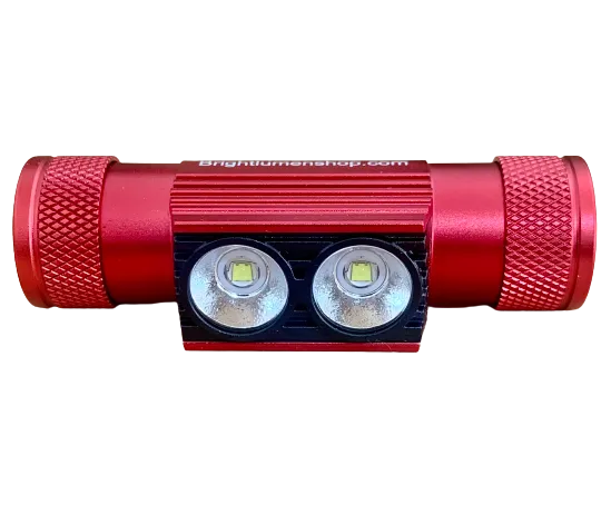Headlamp Kit with Rechargeable Battery 2000 Lumens (Red)