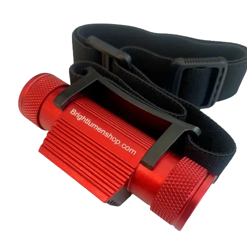 Headlamp Kit with Rechargeable Battery 2000 Lumens (Red)