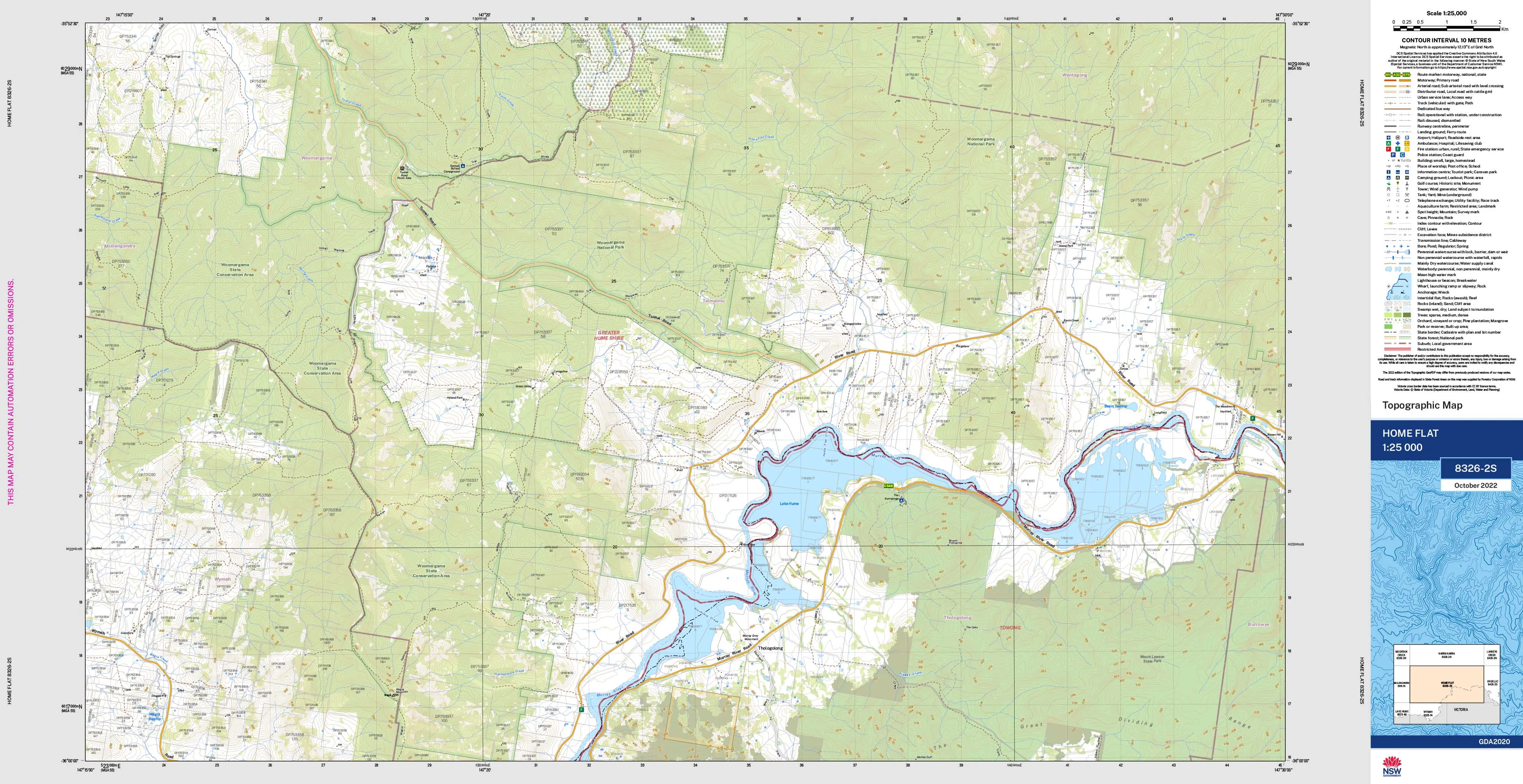 Home Flat 8326-2S Topographic Map 1:25k