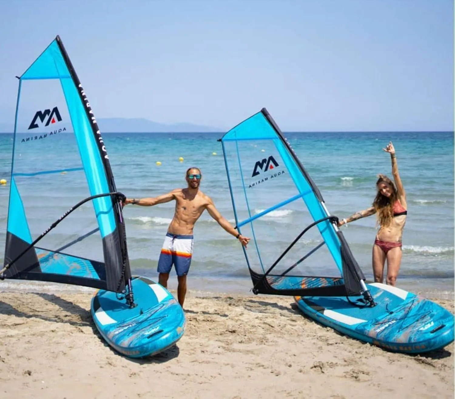 Inflatable 0.9mm PVC 10ft. SUP Sailboat Windsurfing Paddle Surf Board New