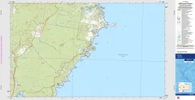 Kioloa 8926-1N Topographic Map 1:25k