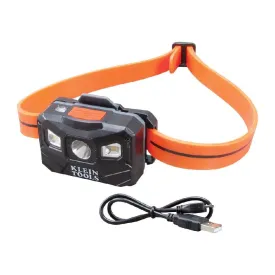 Klein 56064 3.7V Rechargeable Headlamp Light with Strap