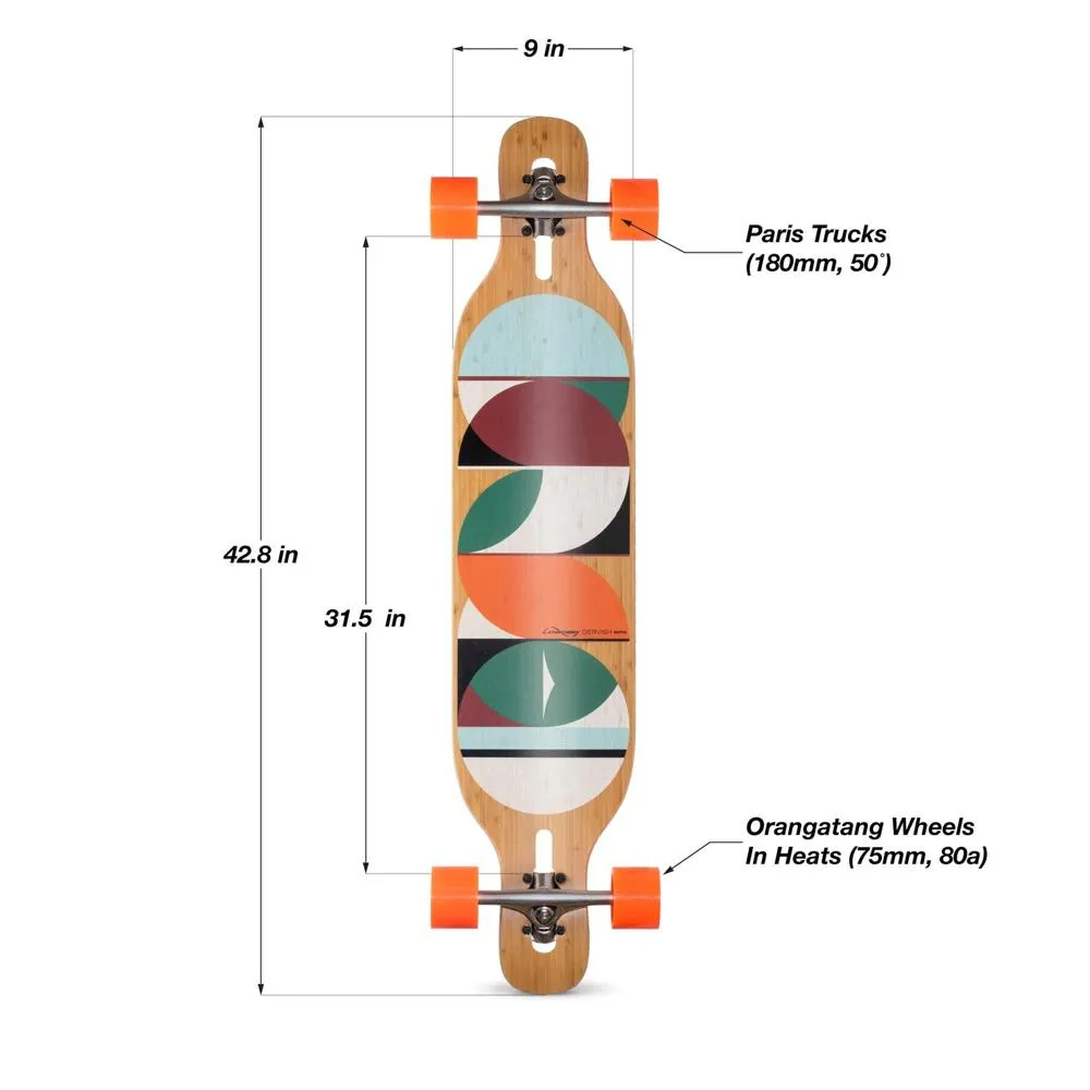 Loaded Boards Dervish Sama Bamboo 42" Longboard (Flex 1)