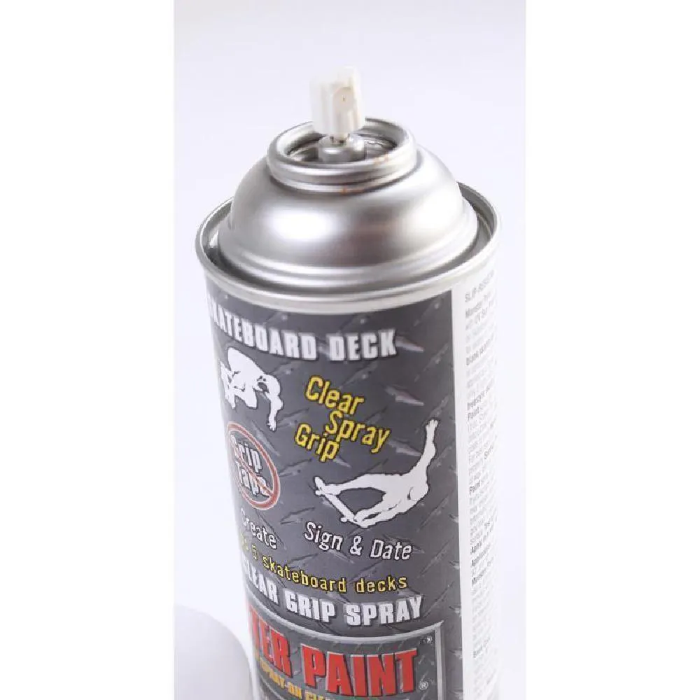 Longboard Skateboard Monster Paint Clear Spray on Griptape