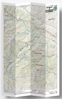 Mt Baldy-Cucamonga Wilderness Map