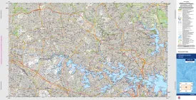Parramatta River 9130-3N Topographic Map 1:25k