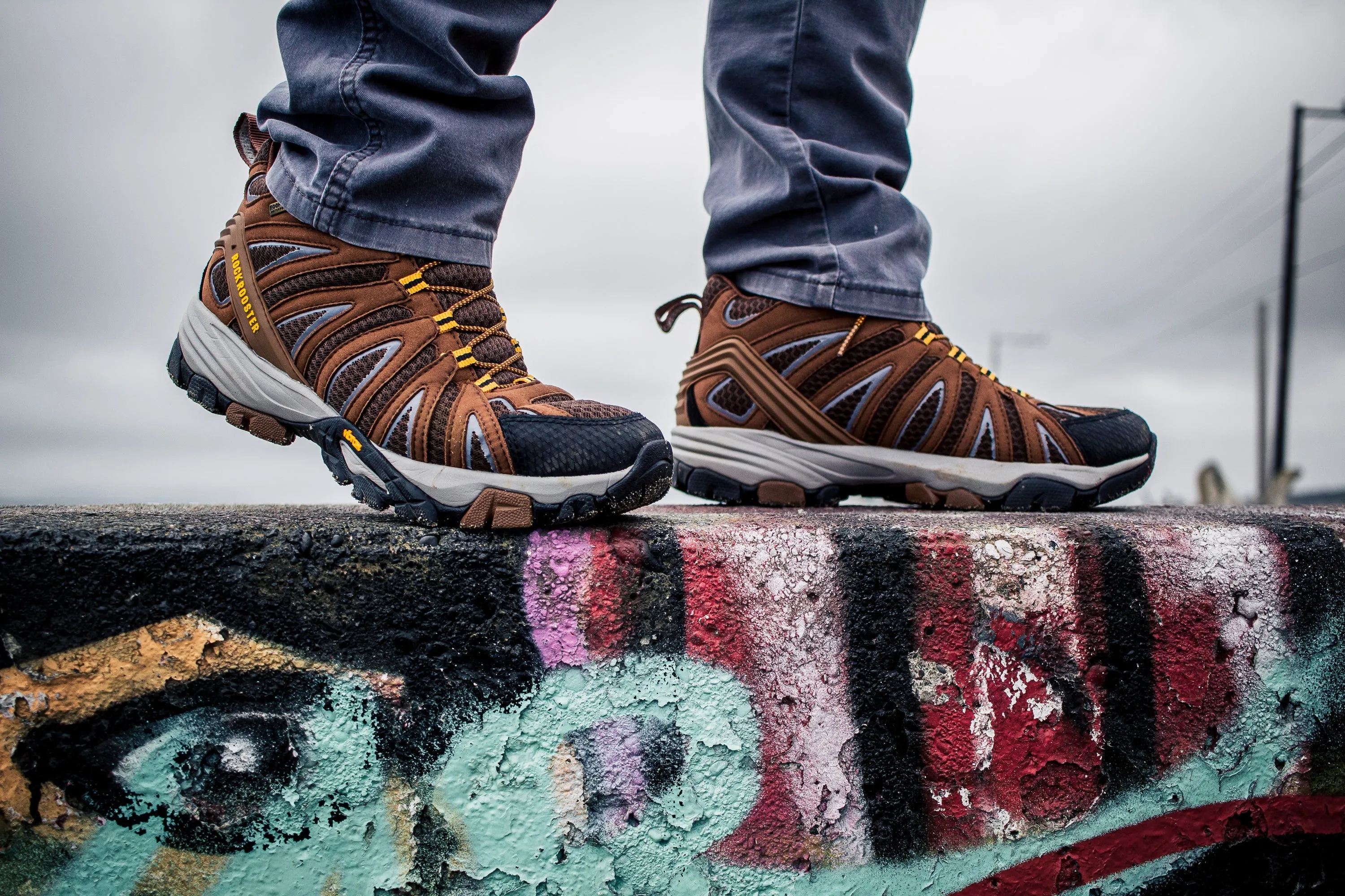 RockRooster Bedrock – 6-Inch Waterproof Hiking Boots