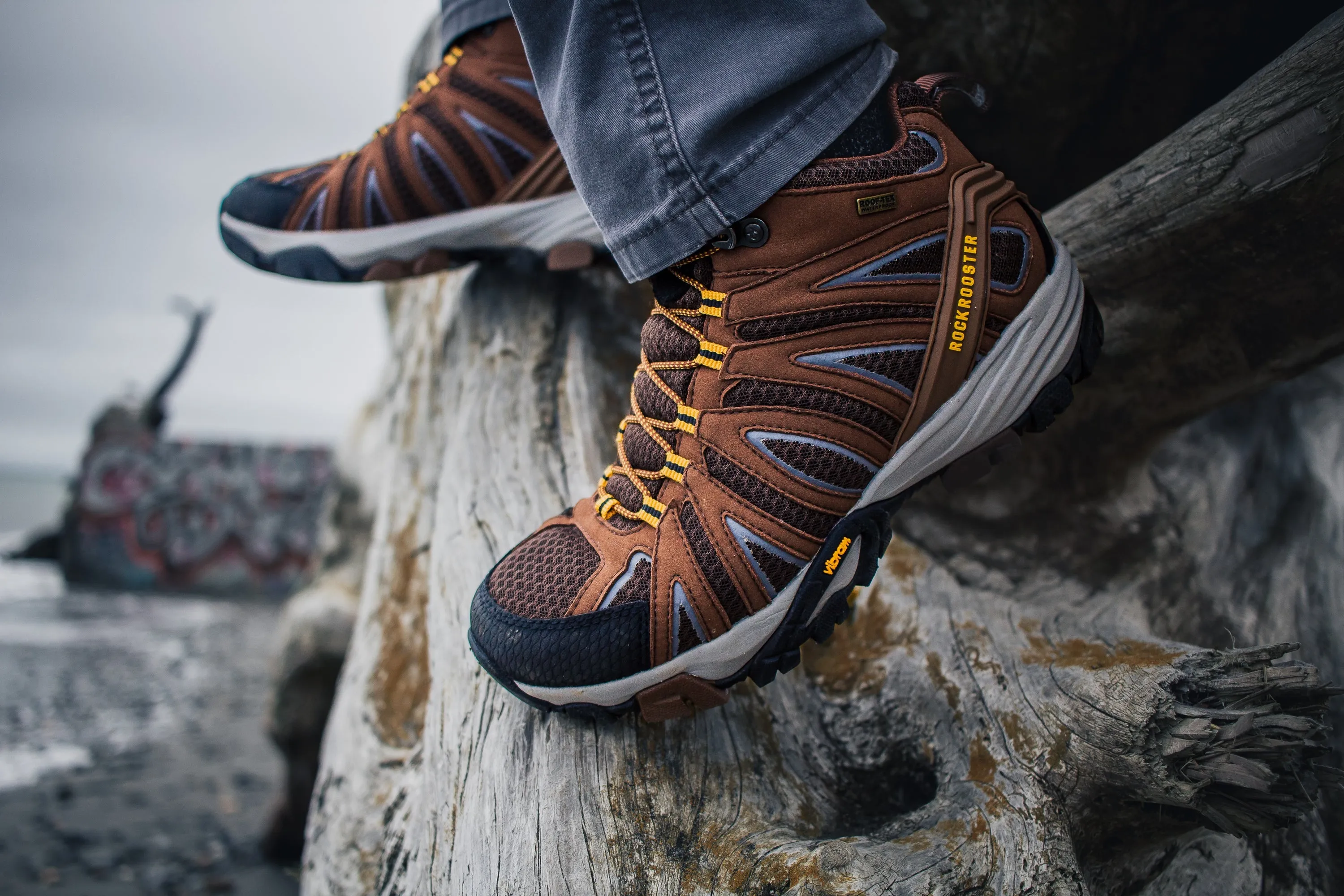 RockRooster Bedrock – 6-Inch Waterproof Hiking Boots