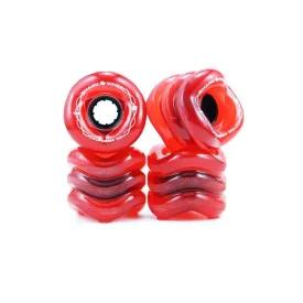 Shark Wheels Transparent Red California Roll 60mm 78a