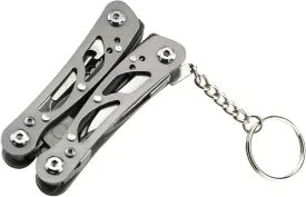 Small Multitool Pliers,Outdoor Pocket Multitools Mini Pliers,Best Gifts for Mens, Boys, Birthdays, Christmas, Friends, 15 In 1 Stainless Steel Accessible Tools(Grey)