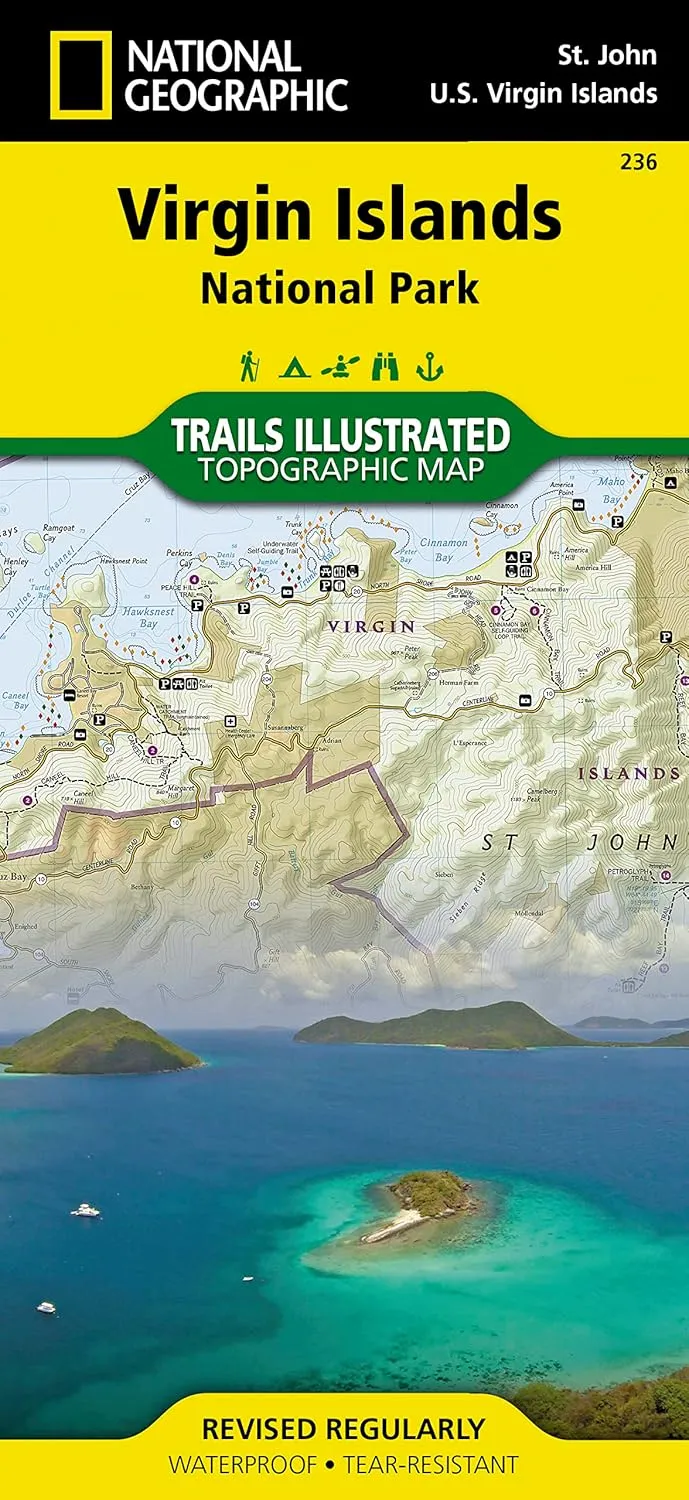Virgin Islands National Park Map (National Geographic Trails Illustrated Map, 236) Map  Folded Map, January 1, 2020