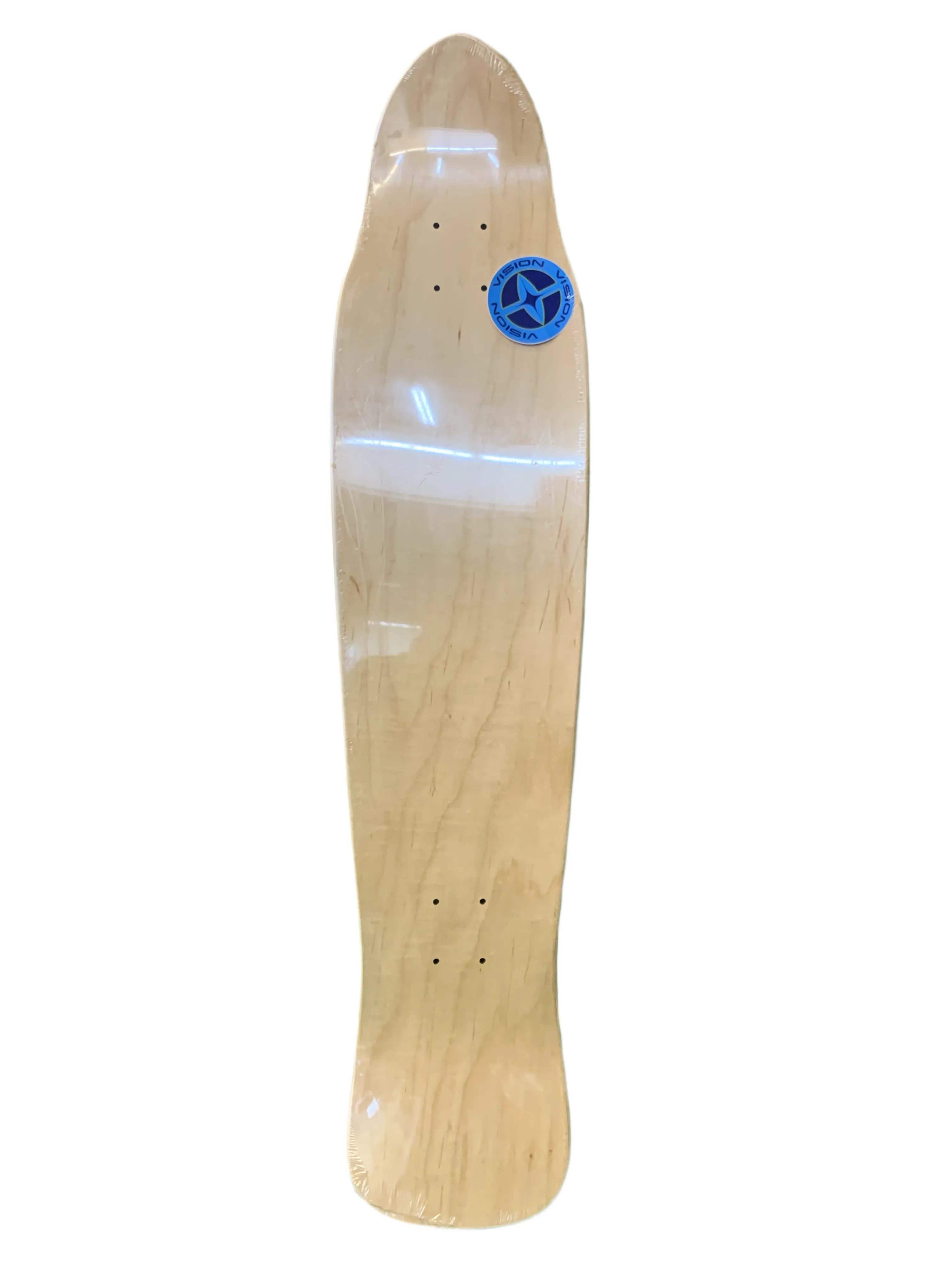 Vision Flaming Dice Black Longboard Classic Skateboard Deck