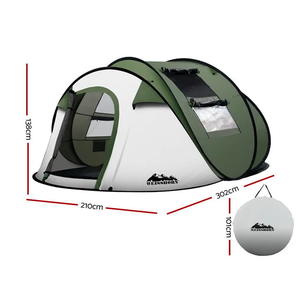 Weisshorn Instant Up Camping Tent 4-5 Person Pop up Tents