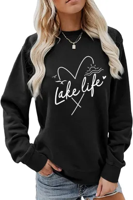 Women's LAKE LIFE Sweatshirt - A Must-Have for Lake Lovers!