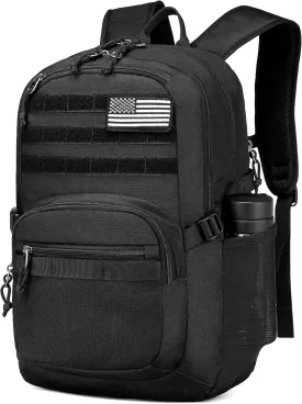 Wotony Military Tactical Backpack for Men Army 3 Days Assault Pack Bag with Molle System for Outdoor Adventures (Black, 40L)